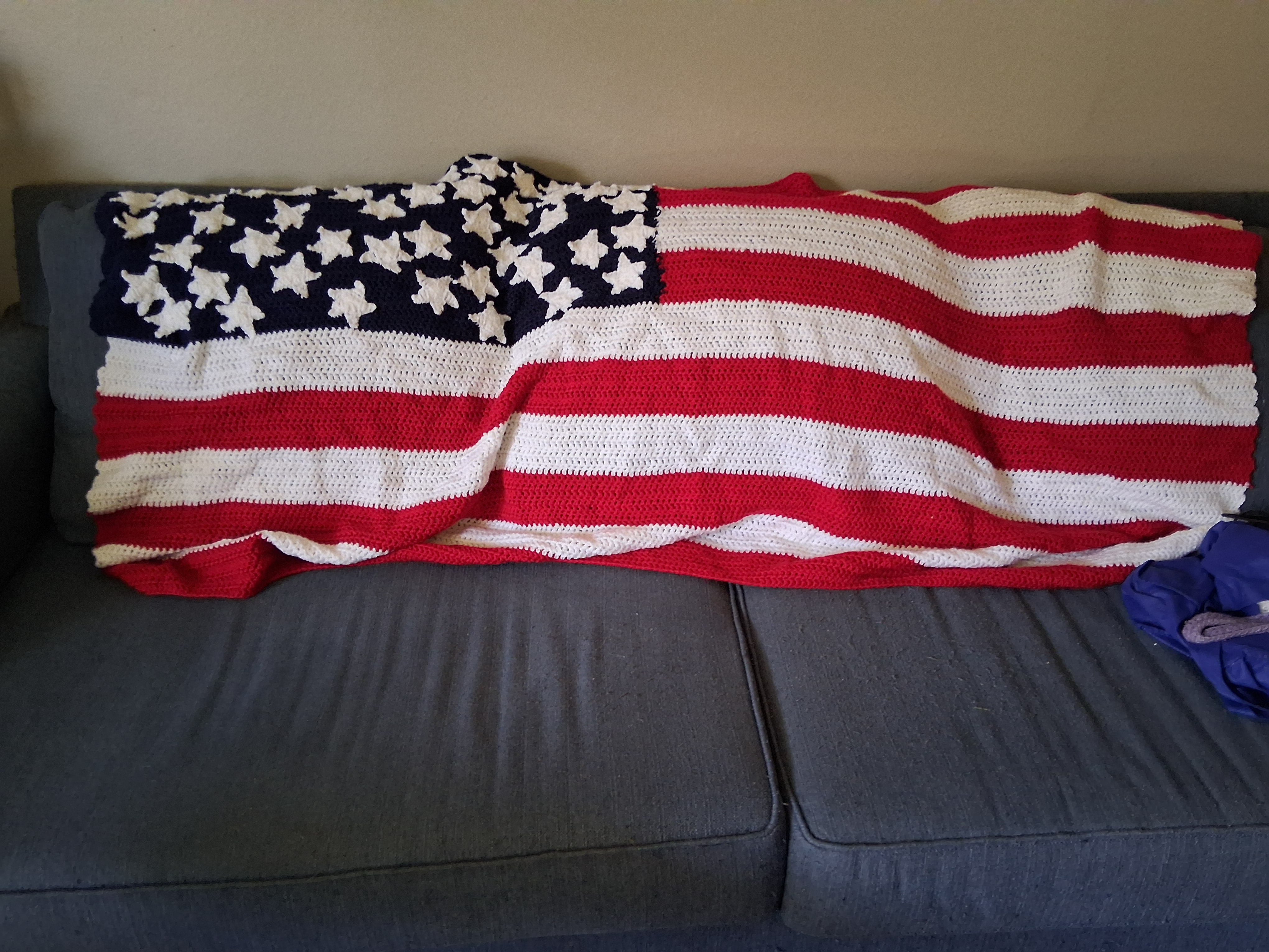 American Flag Afghan