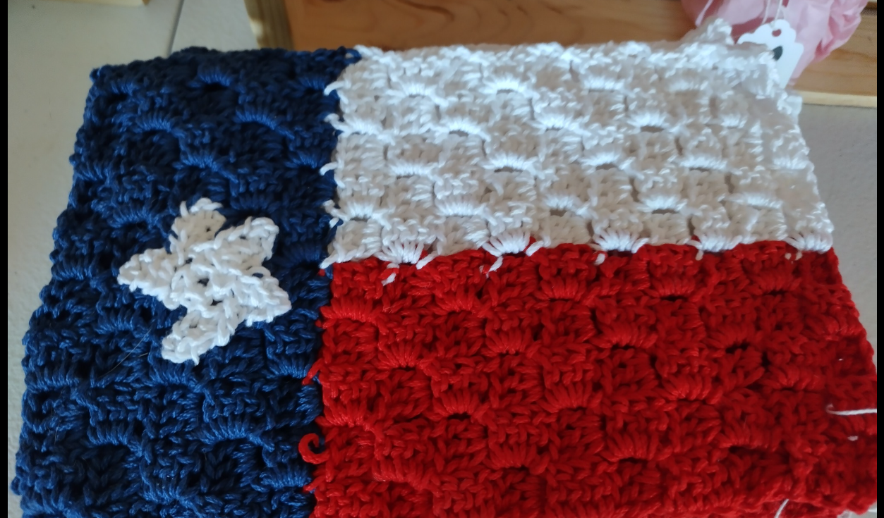 Texas Flag Potholder