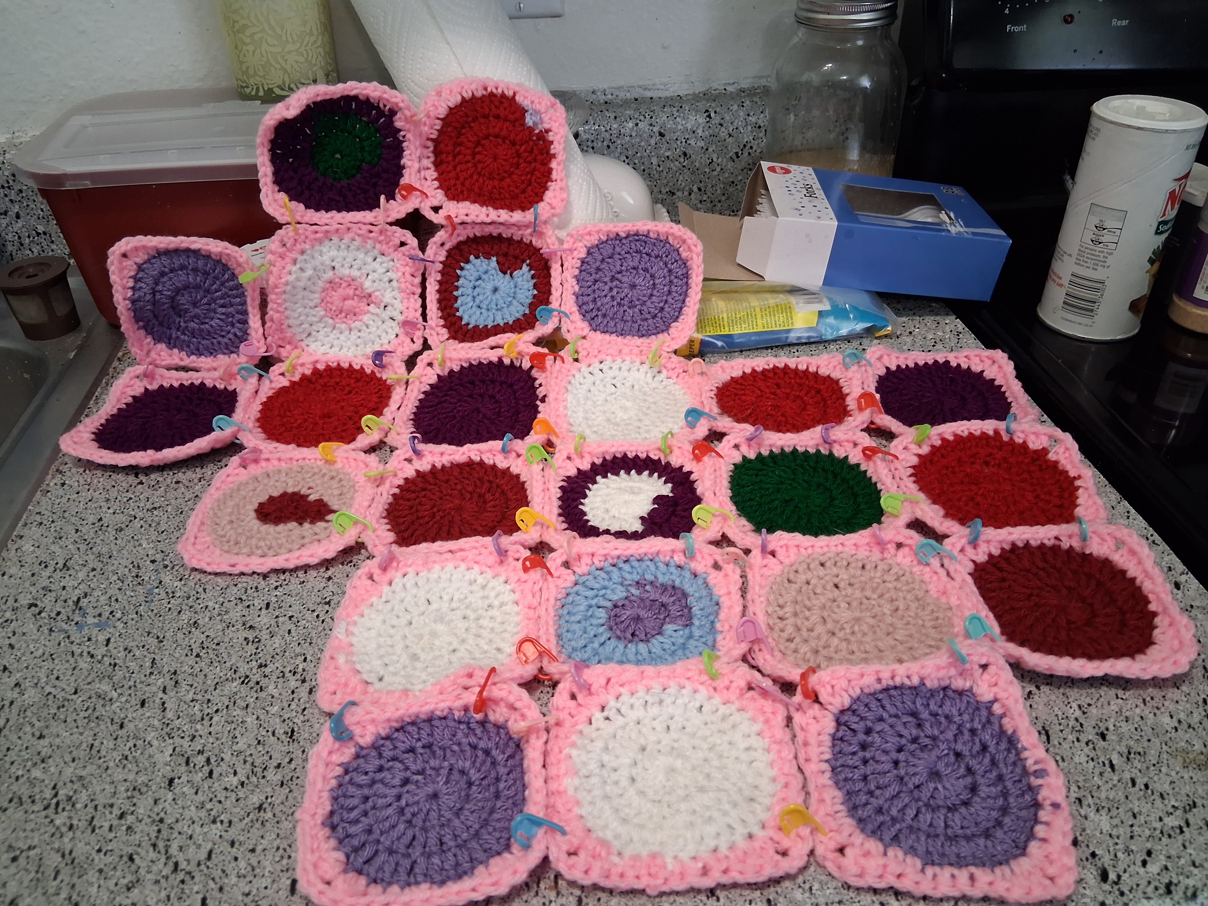 Granny Square Bag in Progress: Lining, Finishing Touches, and Pricing