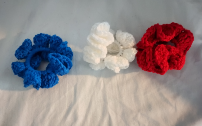 Handmade Crochet Scrunchies